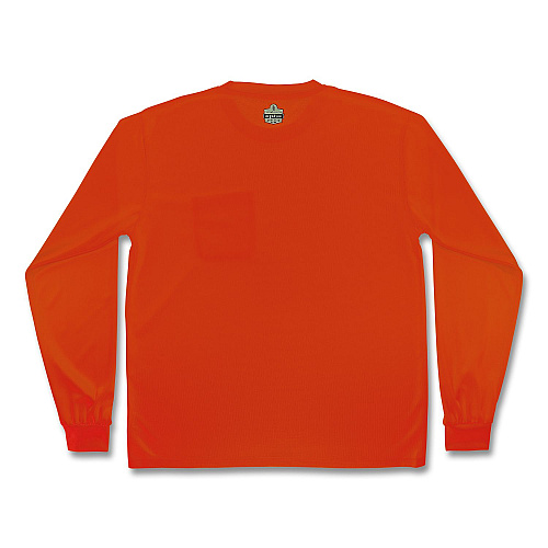 ergodyne GloWear 8093 Non-Certified Essential Hi-Vis Long Sleeve T-Shirt, 5X-Large, Orange (21829)