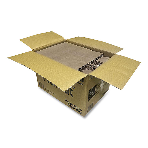 Karat Huntington Paper Shopping Bag, Rope Handles, Large Size, 13.4 x 9.3 x 15.9, Kraft, 200/Carton (FPSB130)