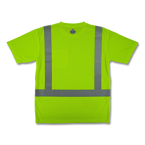 ergodyne GloWear 8282 Class 2 Essential Hi-Vis T-Shirt, 3X-Large, Lime (21837)