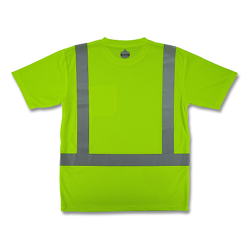ergodyne GloWear 8282 Class 2 Essential Hi-Vis T-Shirt, 4X-Large, Lime (21838)