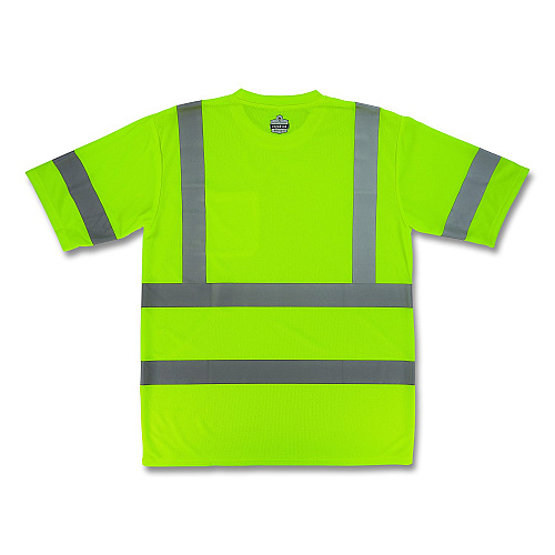 ergodyne GloWear 8367 Class 3 Essential Hi-Vis T-Shirt, Medium, Lime (22033)