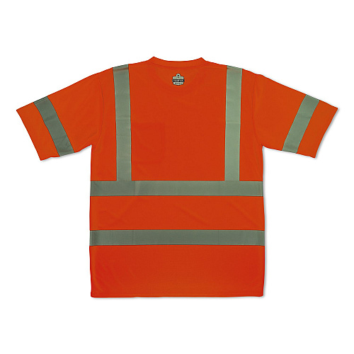 ergodyne GloWear 8367 Class 3 Essential Hi-Vis T-Shirt, 2X-Large, Orange (22046)