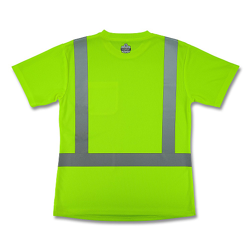 ergodyne GloWear 8274 Class 2 Women's Essential Hi-Vis T-Shirt, Small, Lime (22072)