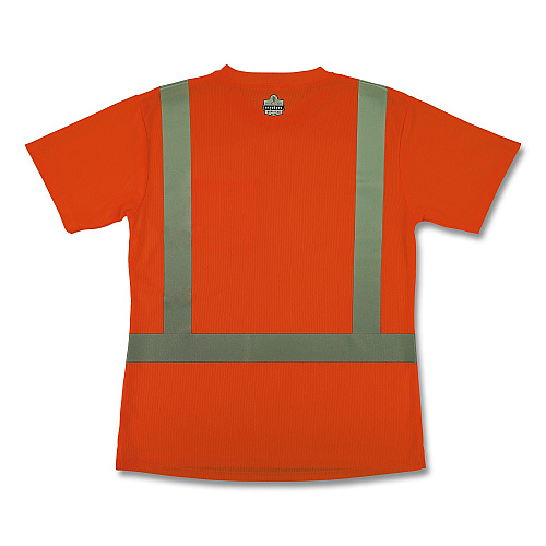 ergodyne GloWear 8274 Class 2 Women's Essential Hi-Vis T-Shirt, X-Large, Orange (22085)