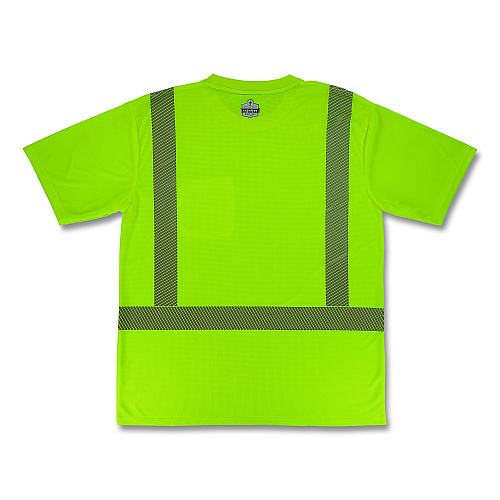 ergodyne GloWear 8292 Class 2 Performance Hi-Vis T-Shirt, X-Small, Lime (22231)