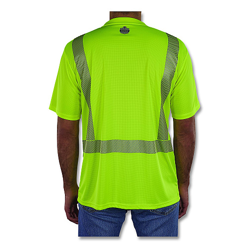 ergodyne GloWear 8292 Class 2 Performance Hi-Vis T-Shirt, X-Small, Lime (22231)