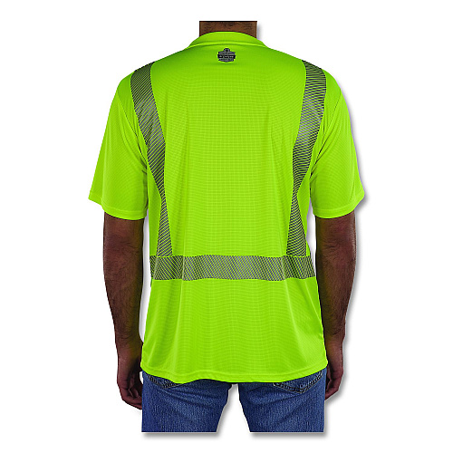 ergodyne GloWear 8292 Class 2 Performance Hi-Vis T-Shirt, 3X-Large, Lime (22237)