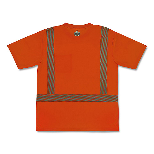 ergodyne GloWear 8292 Class 2 Performance Hi-Vis T-Shirt, X-Small, Orange (22241)