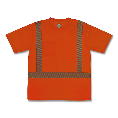 ergodyne GloWear 8292 Class 2 Performance Hi-Vis T-Shirt, Medium, Orange (22243)