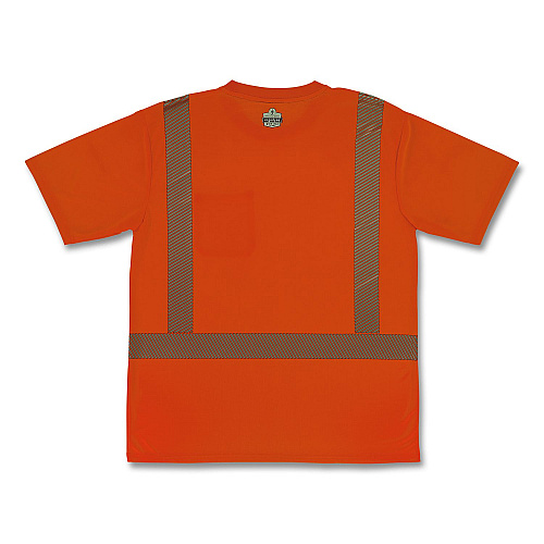 ergodyne GloWear 8292 Class 2 Performance Hi-Vis T-Shirt, 4X-Large, Orange (22248)
