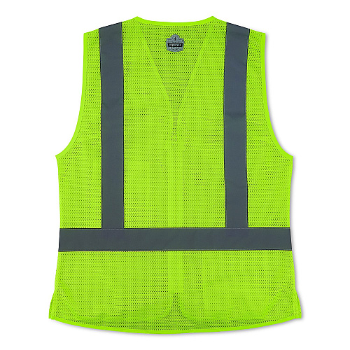 ergodyne GloWear 8210ZW-S Class 2 Women's Hi-Vis Vest with Zipper, Polyester, Medium, Lime (22423)