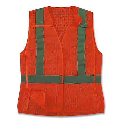 ergodyne GloWear 8215BAW-S Class 2 Women's Hi-Vis Breakaway Vest with Hook-and-Loop, Polyester, X-Large, Orange (22455)