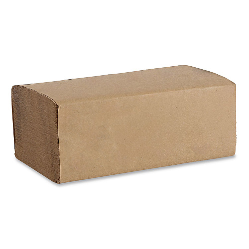 Boardwalk Folded Paper Towels, 1-Ply, 9 x 9.5, Kraft, 250/Pack, 16 Packs/Carton (SF4000K)
