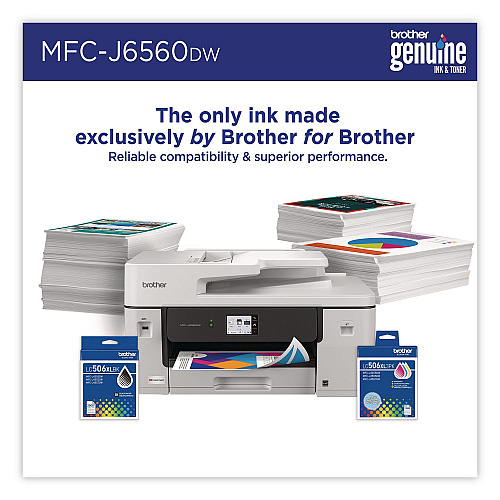 Brother MFC-J6560DW INKvestment AIO Printer, Copy/Fax/Print/Scan