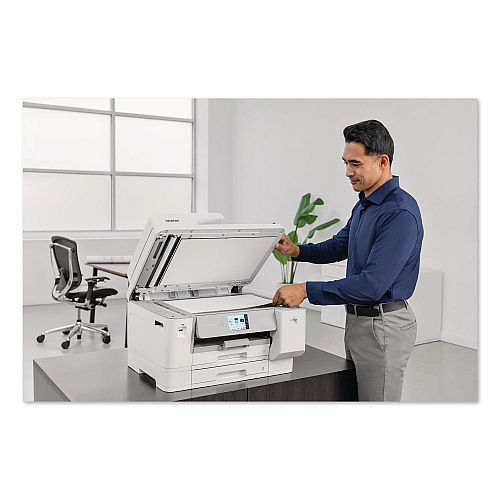 Brother Workhorse MFC-J6975DW Business Color Inkjet AIO Printer, Copy/Fax/Print/Scan