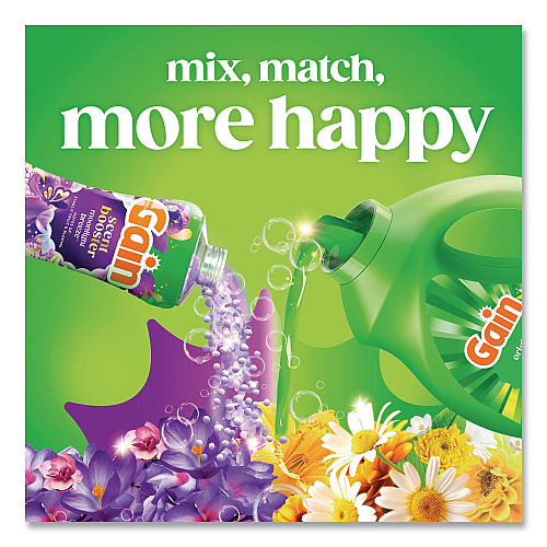 Liquid Laundry Detergent, Gain Original Scent, 81 oz Pour Bottle, 4/Carton (22593)