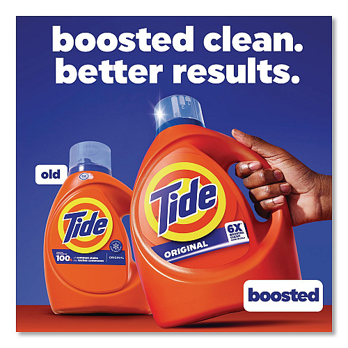 Liquid Tide Laundry Detergent, Original Scent, 32 Loads, 40 oz Bottle, 6/Carton (12118)
