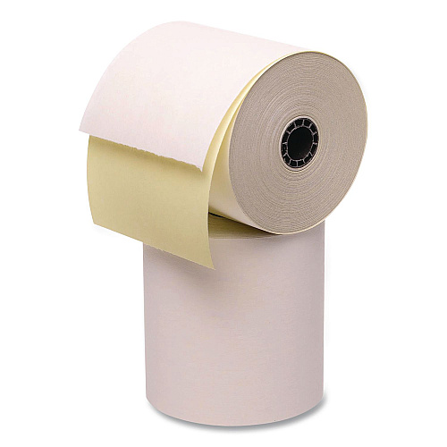 ICONEX Credit/Debit Verification Kit, 3" x 90 ft, White/Canary (90771000)