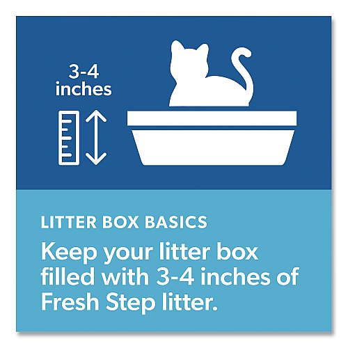 Fresh Step Odor Shield Clumping Litter with Febreze Freshness, 25 lbs (30466)