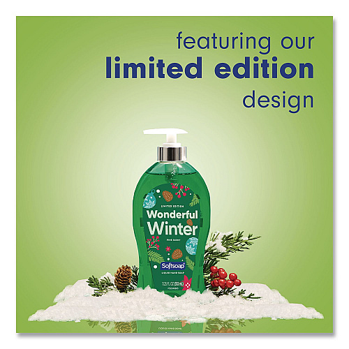 Softsoap Limited Edition Wonderful Winter Liquid Hand Soap, Pine Scent, 11.25 oz Pump Bottle (61023766)