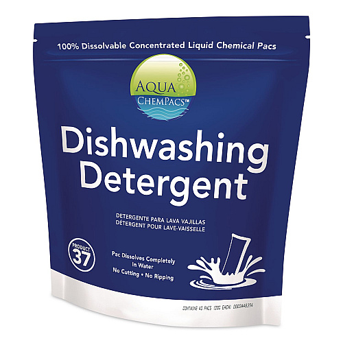 Diversey Aqua ChemPacs Dishwashing Detergent, Fresh Citrus Scent, 40 ChemPacs (9320847)