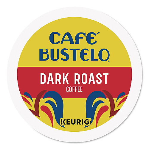 Cafe Bustelo Dark Roast Coffee K-Cup, 22/Box (5000389574)
