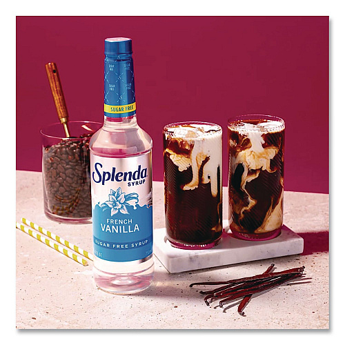 Splenda Sugar-Free Coffee Syrup, French Vanilla, 25.4 oz Bottle, 6/Carton (HFP00583)