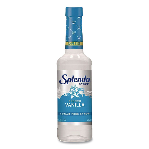 Splenda Sugar-Free Coffee Syrup, French Vanilla, 25.4 oz Bottle, 6/Carton (HFP00583)