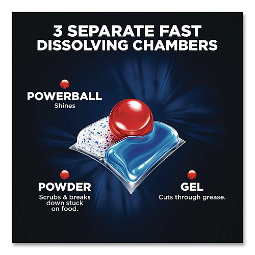 FINISH Powerball Quantum Dishwasher Tabs, Fresh Scent, Tub, 84 Tabs (5170099889)