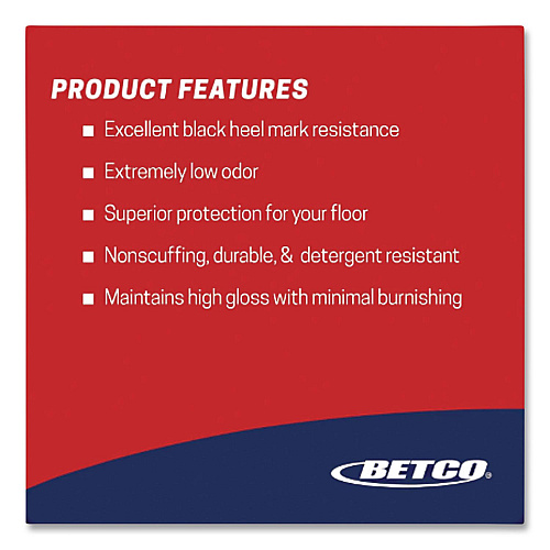 Betco Untouchable Floor Finish with SRT, 5 gal Pail (6060500)