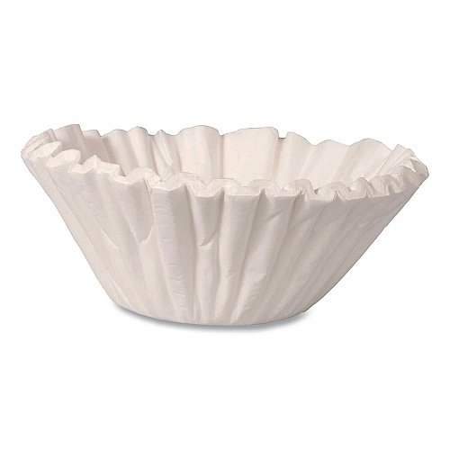 BUNN Coffee Filters, 12 Cup Size, Flat Bottom, 500/Bag, 2 Bags/Carton (BUN05313)