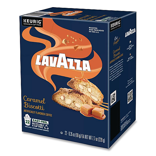 Lavazza Caramel Biscotti Coffee K-Cup, 22/Box (5000384732)
