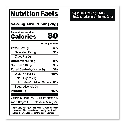 Quest Protein Bar Minis, Cookies and Cream, 0.81 oz Bar, 14/Box (QUN01273)