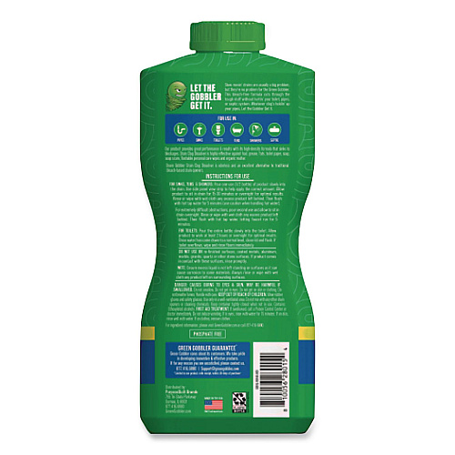 WEIMAN Green Gobbler Drain Clog Dissolver, 31 oz Bottle (G8015J)