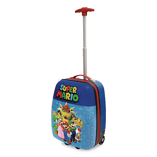 Bioworld Super Mario Brothers Hardside Carry-On Suitcase, 13 x 8 x 16.5 (LRB53N9SMBPP)
