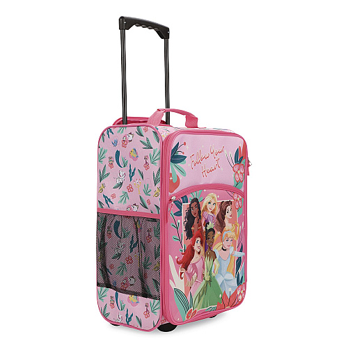 Bioworld Disney Princess Soft-Sided Carry-On Suitcase, 11.75 x 7.75 x 18 (LRY6G5HDSYPP)