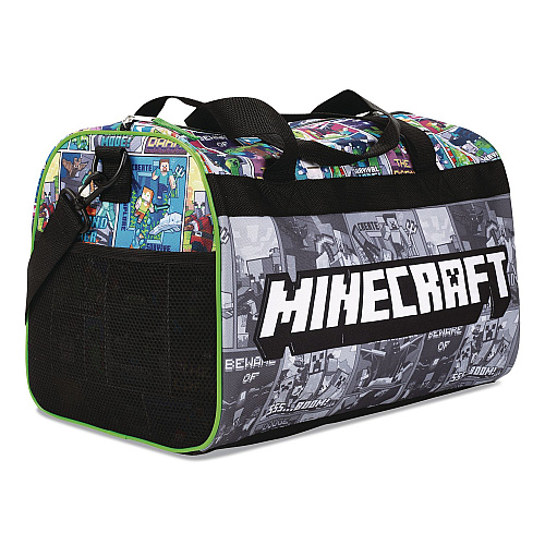 Bioworld Four-Piece Minecraft Carry-On Luggage Set, 11.75 x 6 x 14 (LRY6U4EMNCPP)
