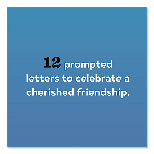 Chronicle Books Guided Journal: Letters to My Friend, Multicolor Cover, (12) 4.25 x 8 Sheets (978145215943)