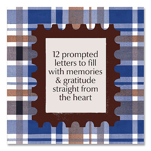 Chronicle Books Guided Journal: Letters to My Dad, Multicolor Cover, (12) 3.5 x 7.75 Sheets (978179723146)