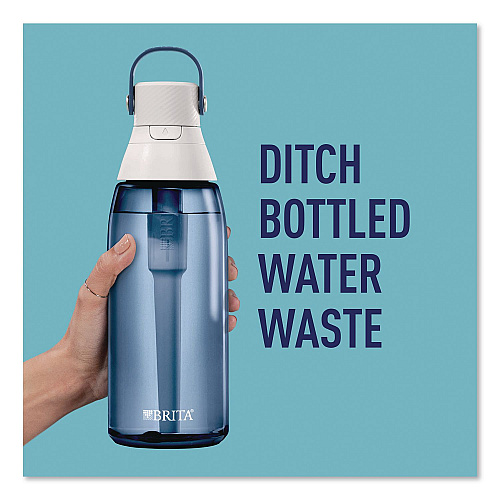 Brita Plastic Filtered Water Bottle, 36 oz, Night Sky (36465)