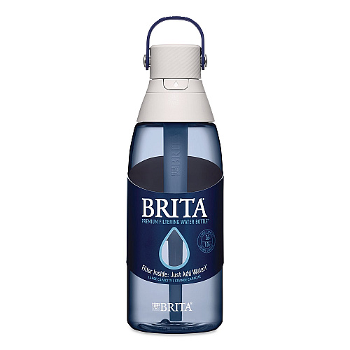 Brita Plastic Filtered Water Bottle, 36 oz, Night Sky (36465)