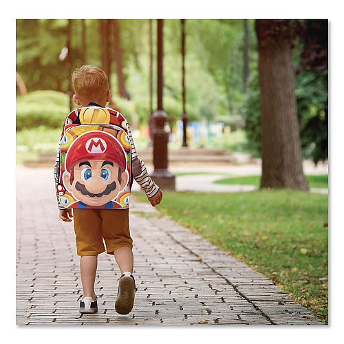 Accessory Innovations Super Mario Backpack, 12 x 5 x 16, Multicolor (S21NN47437FR)