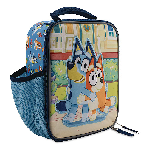 Accessory Innovations Bluey Sister Bond Kids Insulated Lunch Box, 7.5" x 3.5" x 9.5", Multicolor (S25BY61876ST)