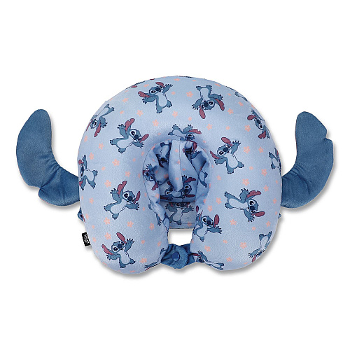 Bioworld Stitch Hooded Polyester Travel Pillow, 11 x 3 x 10.5, Blue (NPY7MRFDSCPP)