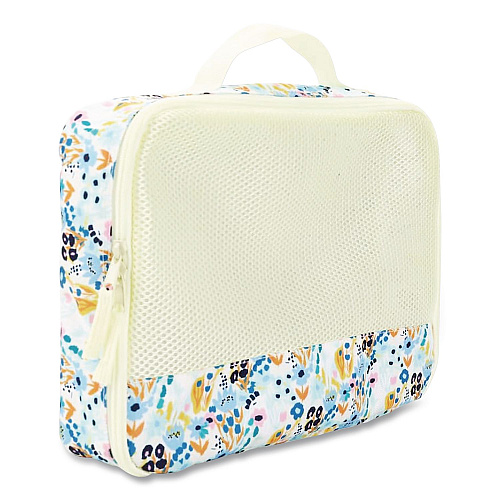 Bioworld Floral Print Four-Piece Packing Cube Set, Assorted Sizes (PAA8443PLBPP)
