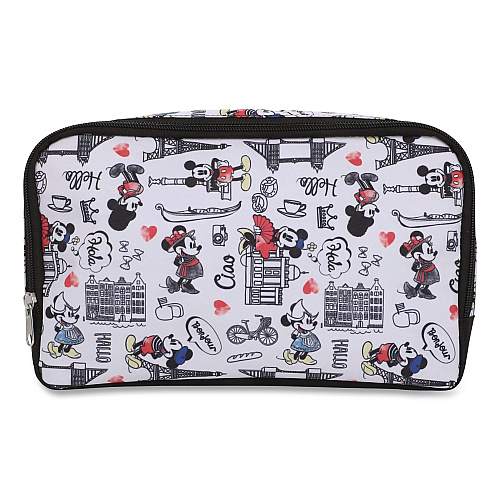 Bioworld Minie and Mickey Mouse Four-Piece Packing Cube Set, Assorted Sizes (PAY2JS2DSYPP)