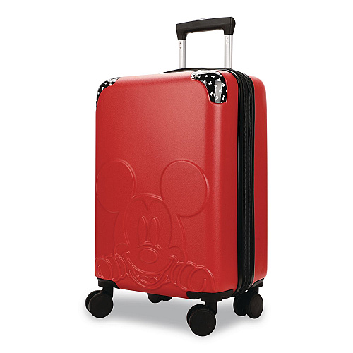 Bioworld Mickey Mouse Hardside Carry-On Suitcase, 13.5 x 8.5 x 22 (LRA89EDDSYPP)