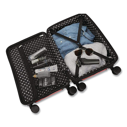 Bioworld Mickey Mouse Hardside Carry-On Suitcase, 13.5 x 8.5 x 22 (LRA89EDDSYPP)