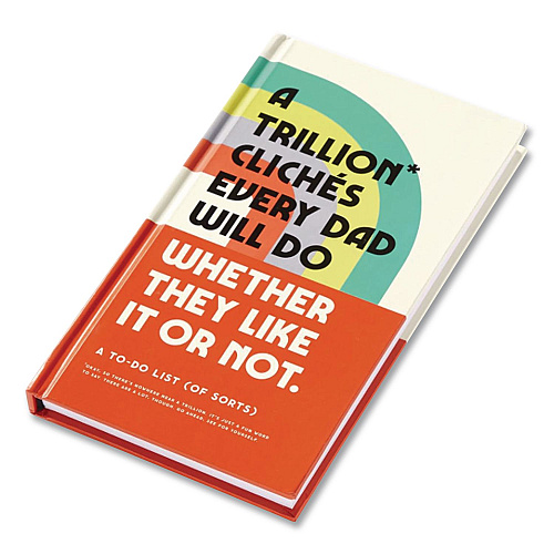 Chronicle Books Guided Journal: A Trillion Cliches Every Dad Will Do, Vintage Artwork, Multicolor Cover, (200) 8.5 x 4.5 Sheets (978073537350)