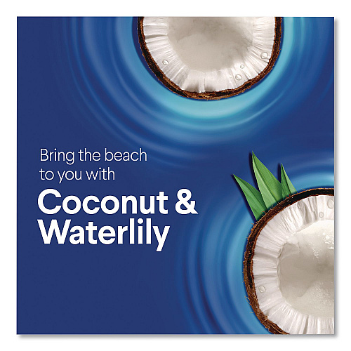 Clorox Scentiva Bleach Free Cleaning Wipes, 7.25 x 7, Coconut and Waterlilly, 75/Canister (60037PK)